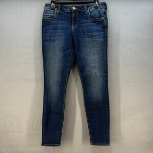 Kut from the Kloth Jeans Women's 6S Blue Toothpick Skinny Classic Minimalist